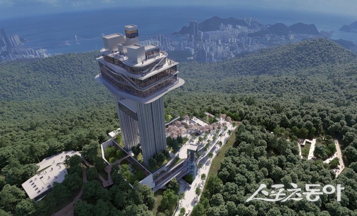 황령산 전망대 조감도. (사진제공=대원플러스그룹)