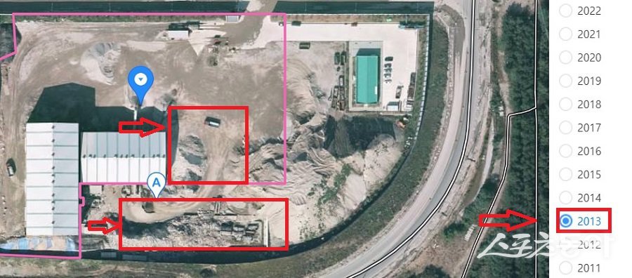 인천광역시 서구 오류동 1524-4번지 외 2필지에 위치한 S업체 항측 2013년. 사진제공|다음지도