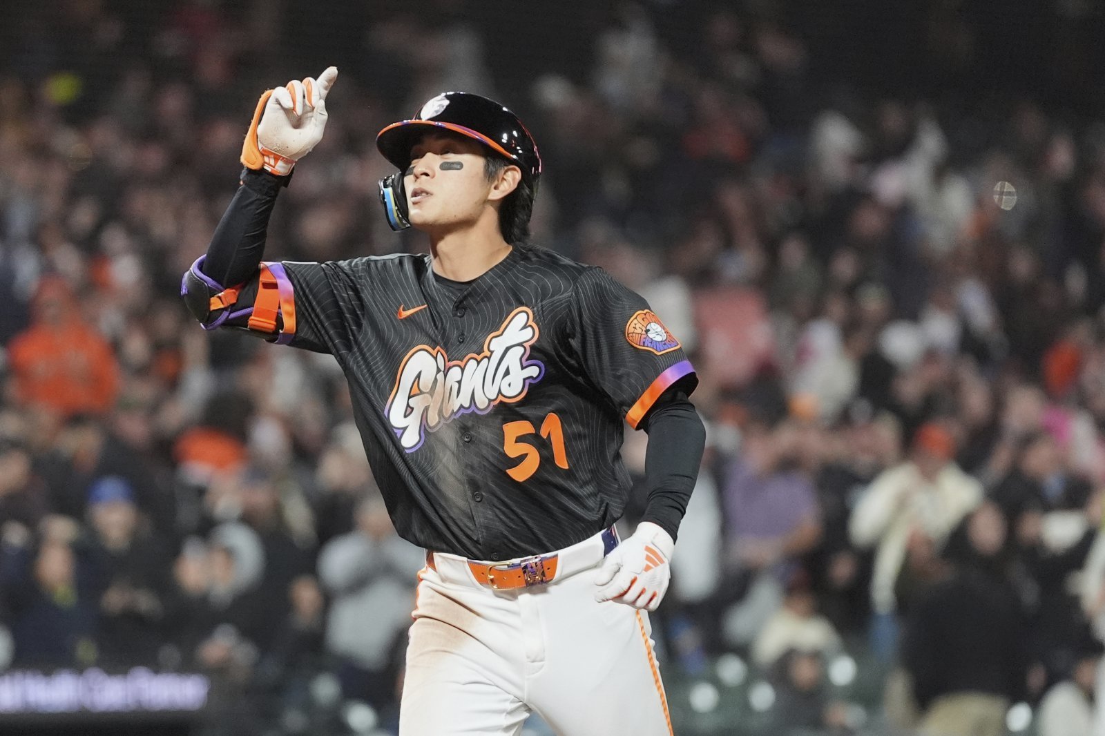 샌프란시스코 이정후는 17일(한국시간) 오라클파크에서 열린 ‘2025 메이저리그(MLB)’ 탬파베이전에서 5번타자 중견수로 선발출전해 4타수 2안타 1도루를 기록했다.|AP뉴시스