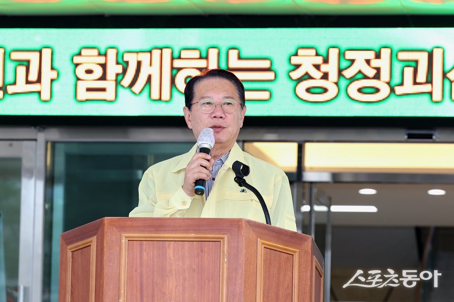 충북 괴산군(군수 송인헌)은 오는 18일부터 21일까지 3박 4일간 ‘2025년 을지연습’을 실시한다(송인헌 군수). 사진제공|괴산군