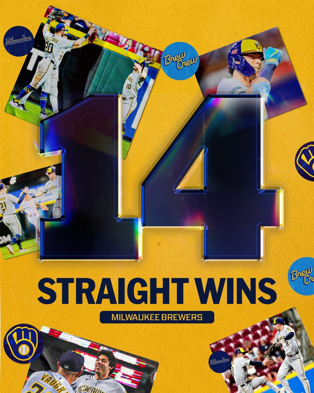 밀워키 브루어스. 사진=메이저리그 공식 SNS