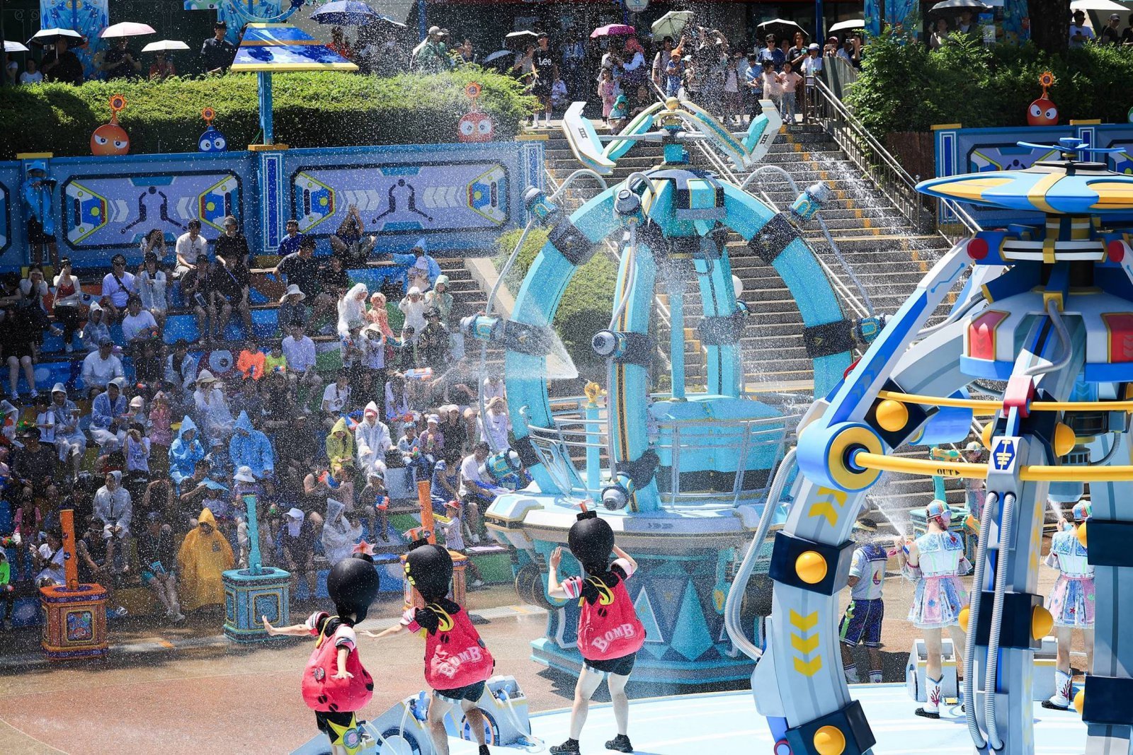 에버랜드 ‘슈팅워터펀 시즌2’ 공연 현장