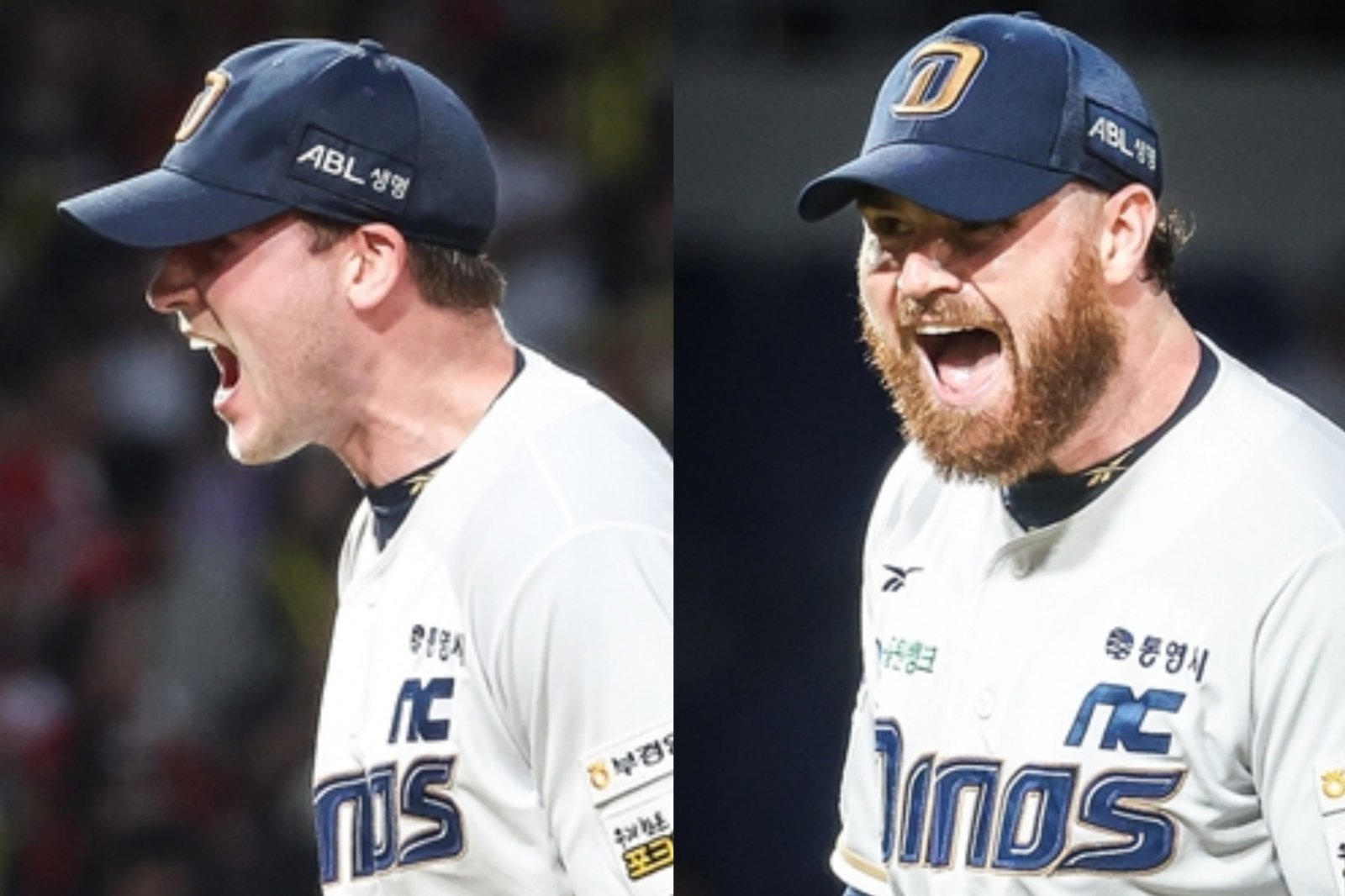 NC는 후반기 외국인 원투펀치 라일리(왼쪽)와 로건을 4일 턴으로 내보낼 계획이다. 선발진 운영의 변수를 줄여 승리 확률을 높여보려고 한다. 사진제공|NC 다이노스