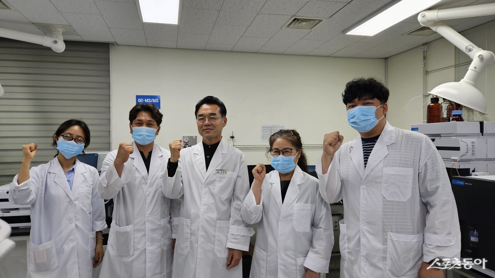 고창군 농산물 안전분석실 연구원. 사진제공=고창군