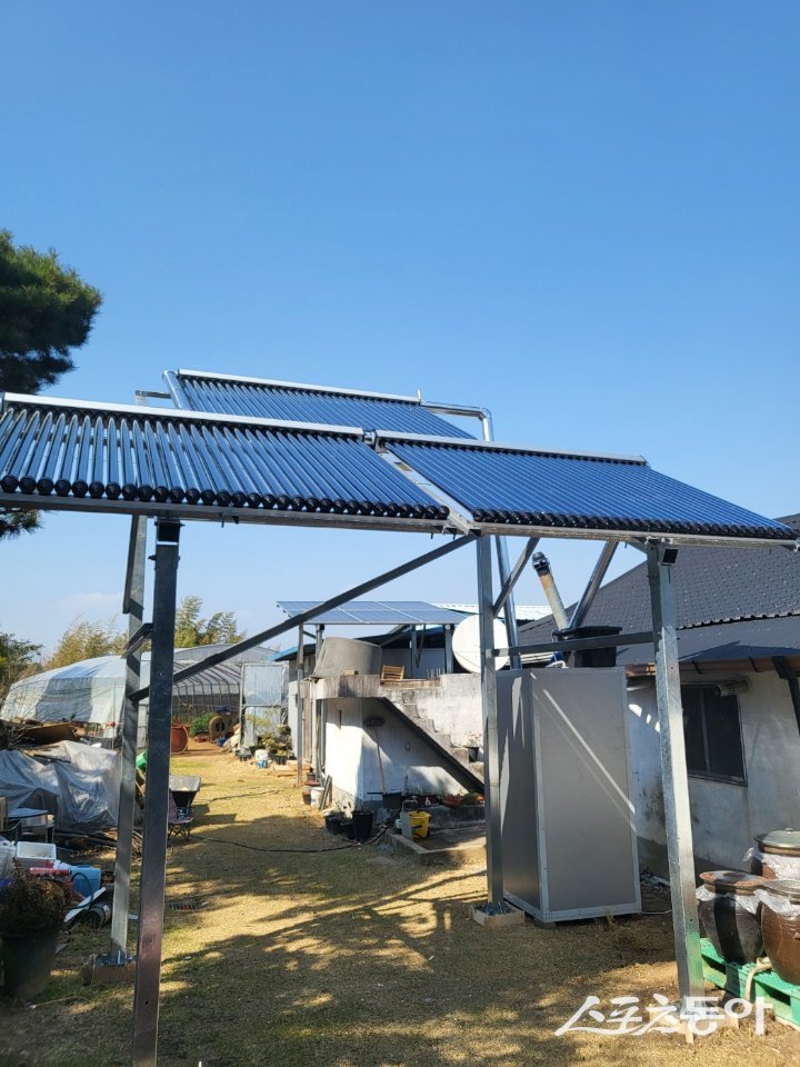 가정용 태양광(3kW) 설치 모습. 사진제공=강진군