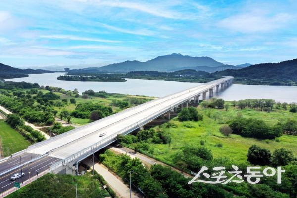 5공단진입도로 5공단대교. 사진제공ㅣ구미시