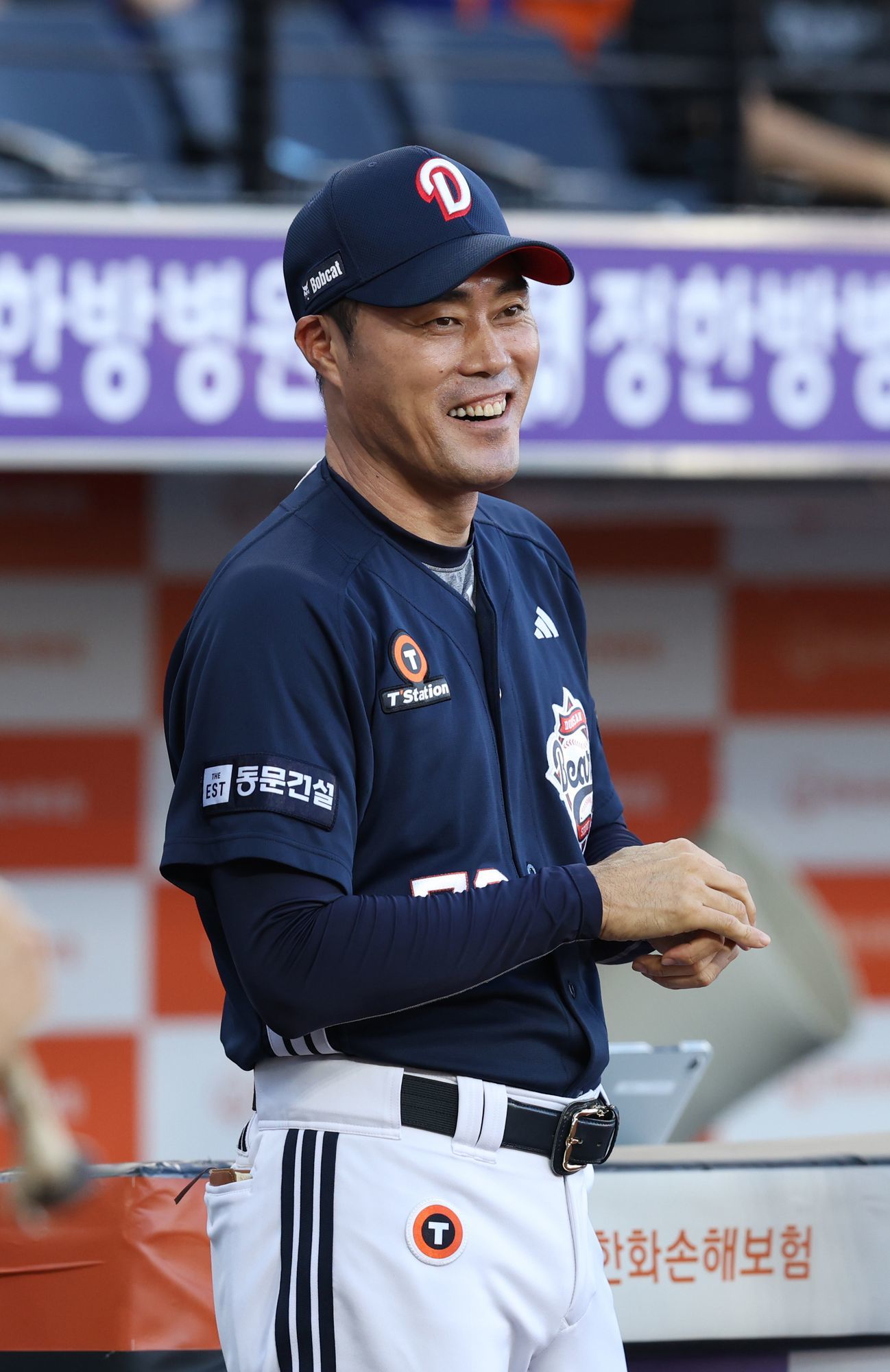 두산 조성환 감독대행. 사진제공｜두산 베어스