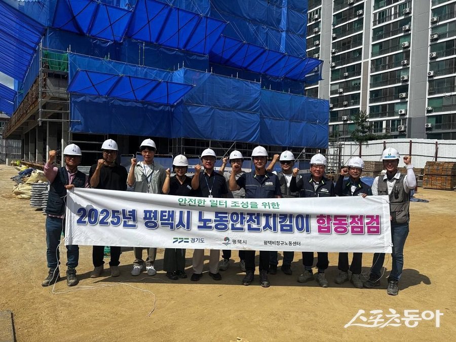 평택시(시장 정장선)는 지난 20일 관내 건설 현장 2개소를 대상으로 산업재해 예방과 안전 문화 확산을 위한 합동 안전 점검을 실시했다. 사진제공｜평택시