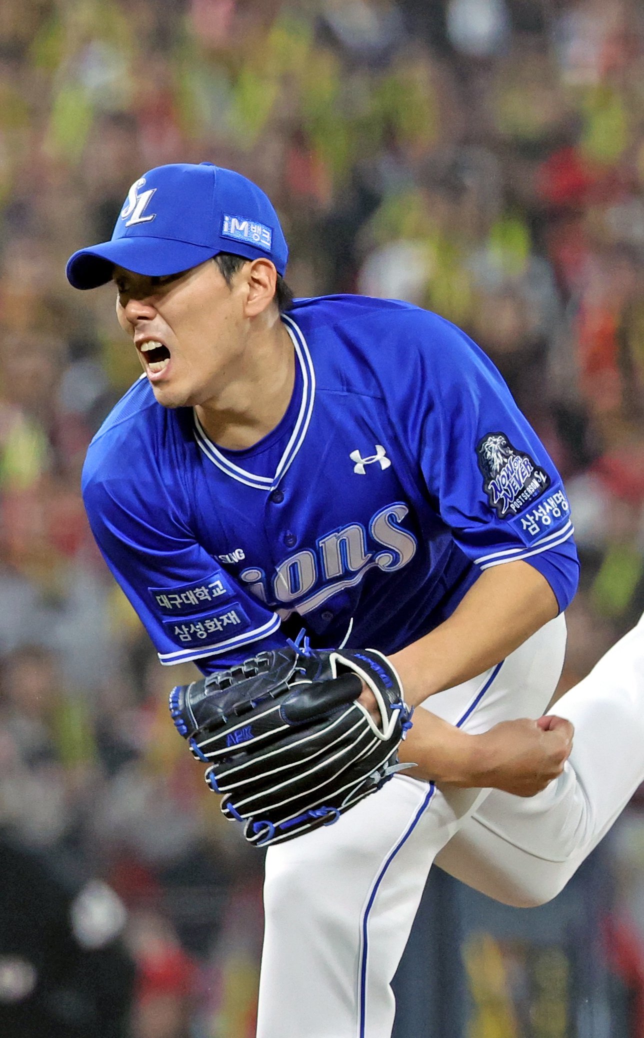 삼성 김재윤은 6월까지 극심한 부진에 시달렸지만, 7월 이후 구위를 회복하며 마무리 본능까지 되찾았다. 후반기에는 0점대 ERA를 기록하며 삼성이 순위를 끌어올리는 데 큰 몫을 해냈다. 뉴시스