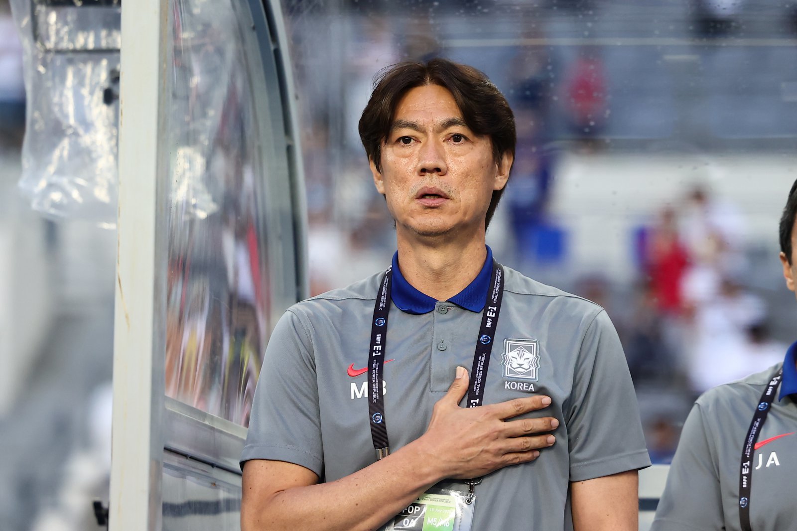 홍명보 대표팀 감독이 25일 서울 신문로 축구회관에서 9월 A매치 2연전을 앞두고 26인 명단을 발표했다. 사진제공|대한축구협회