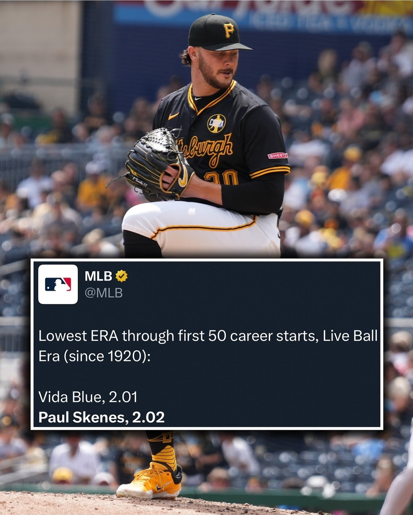 폴 스킨스. 사진=메이저리그 공식 SNS