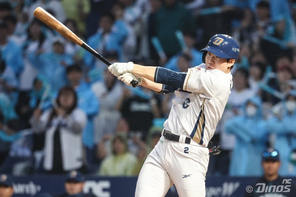 NC 박민우는 후반기 득점권 상황에서 부담감을 느끼고 있다. 그는 재밌게 야구하며 팀의 가을야구 경쟁에 힘을 보탤 것을 약속했다. 사진제공|NC 다이노스
