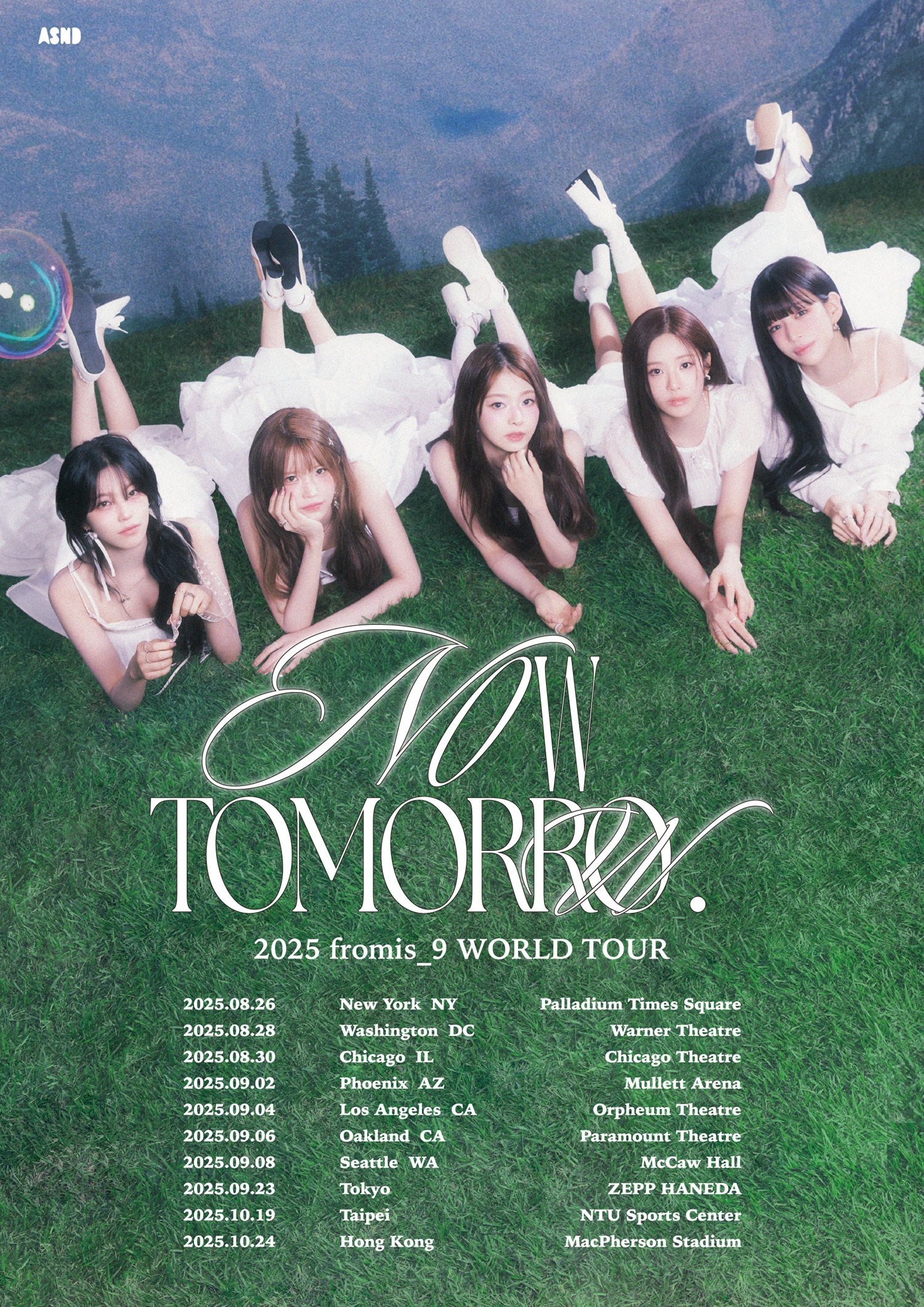 그룹 프로미스나인(fromis_9). 사진제공ㅣ어센드