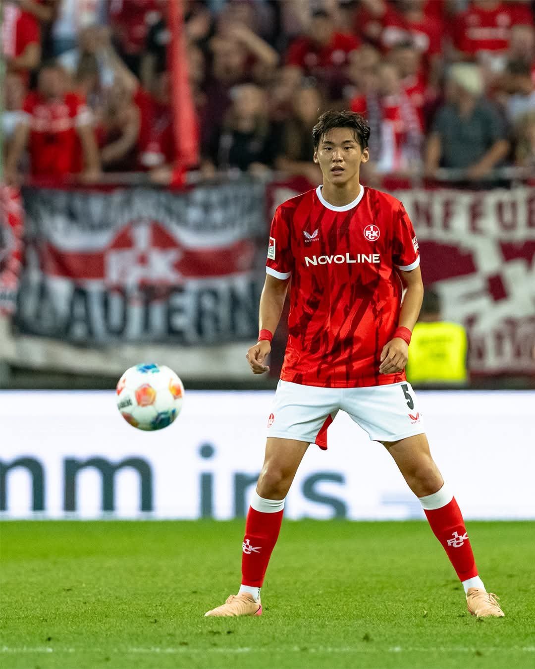 EPL 브렌트포드에서 뛰다 7월 독일 2부 카이저슬라우테른으로 임대된 ‘차세대 수비수’ 김지수가 해외파로는 유일하게 U-22 대표팀에 합류해 9월 인도네시아에서 열릴 AFC U-23 아시안컵 예선에 출전한다. 사진출처｜FC카이저슬라우테른 페이스북