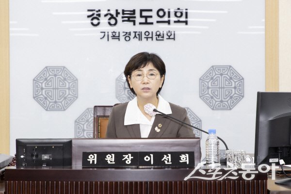 이선희 경상북도의회 기획경제위원장. 사진제공 ㅣ 경북도의회