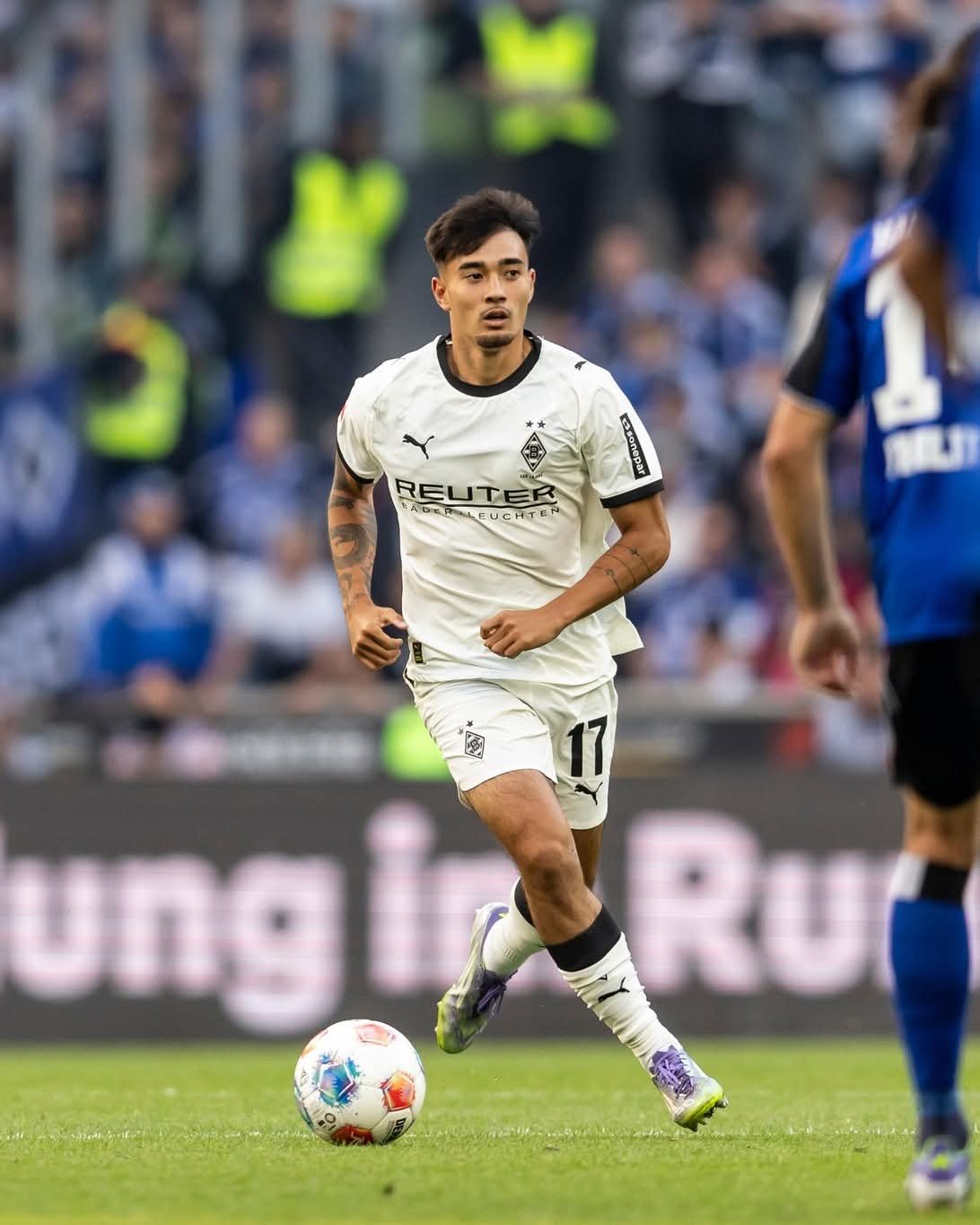 혼혈선수로는 최초로 한국축구대표팀에 발탁된 옌스 카스트로프. 사진출처|묀헨글라트바흐 페이스북