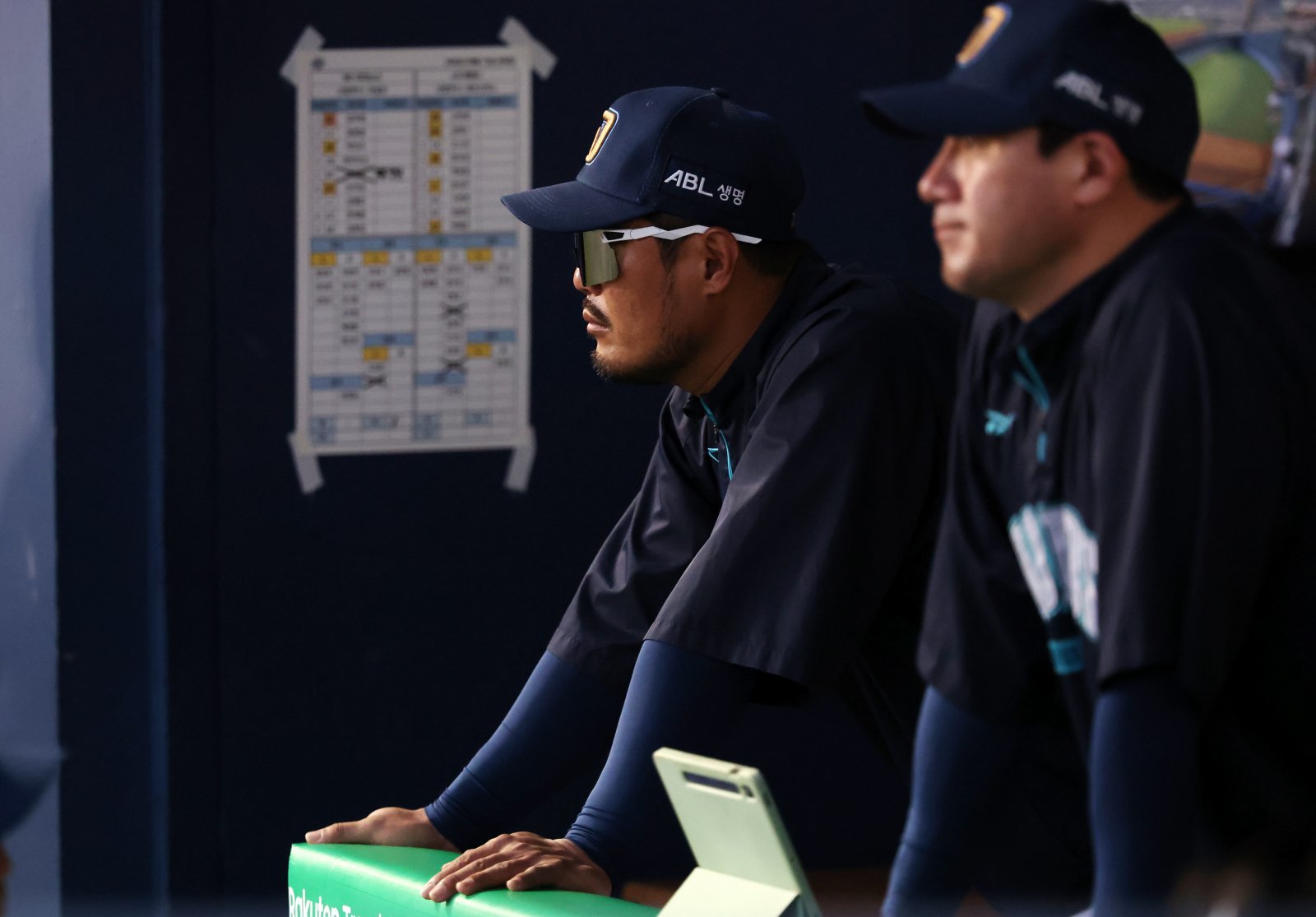 NC 이호준 감독(왼쪽). 뉴시스