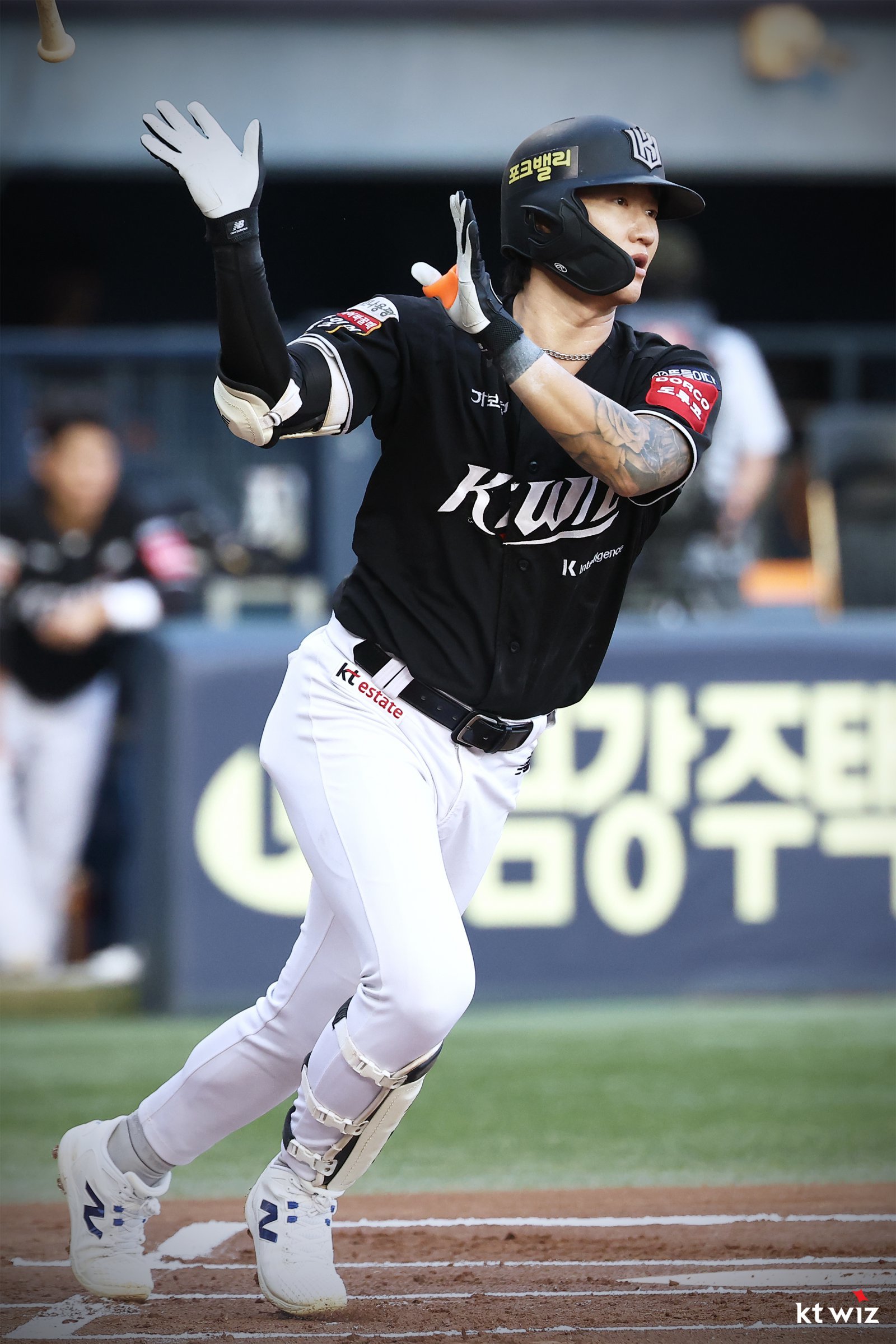 KT 김민혁이 28일 사직 롯데전을 앞두고 1군 엔트리에서 말소됐다. 오른 손목에 통증이 발생했다. 사진제공|KT 위즈