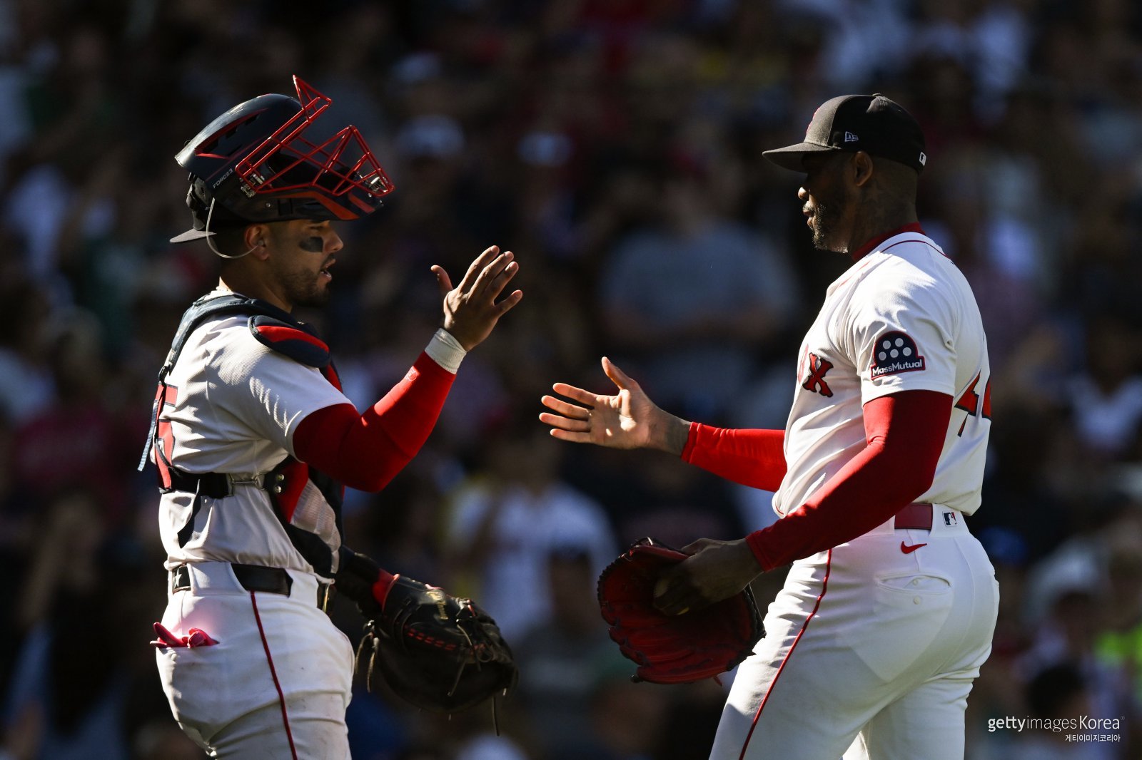 카를로스 나바에스-아롤디스 채프먼. 사진=게티이미지코리아