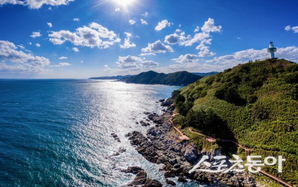 영덕 국가지질공원 죽도산이 환경부가 선정하는 9월 ‘이달의 생태관광지’에 이름을 올렸다. 사진제공 ㅣ 영덕군