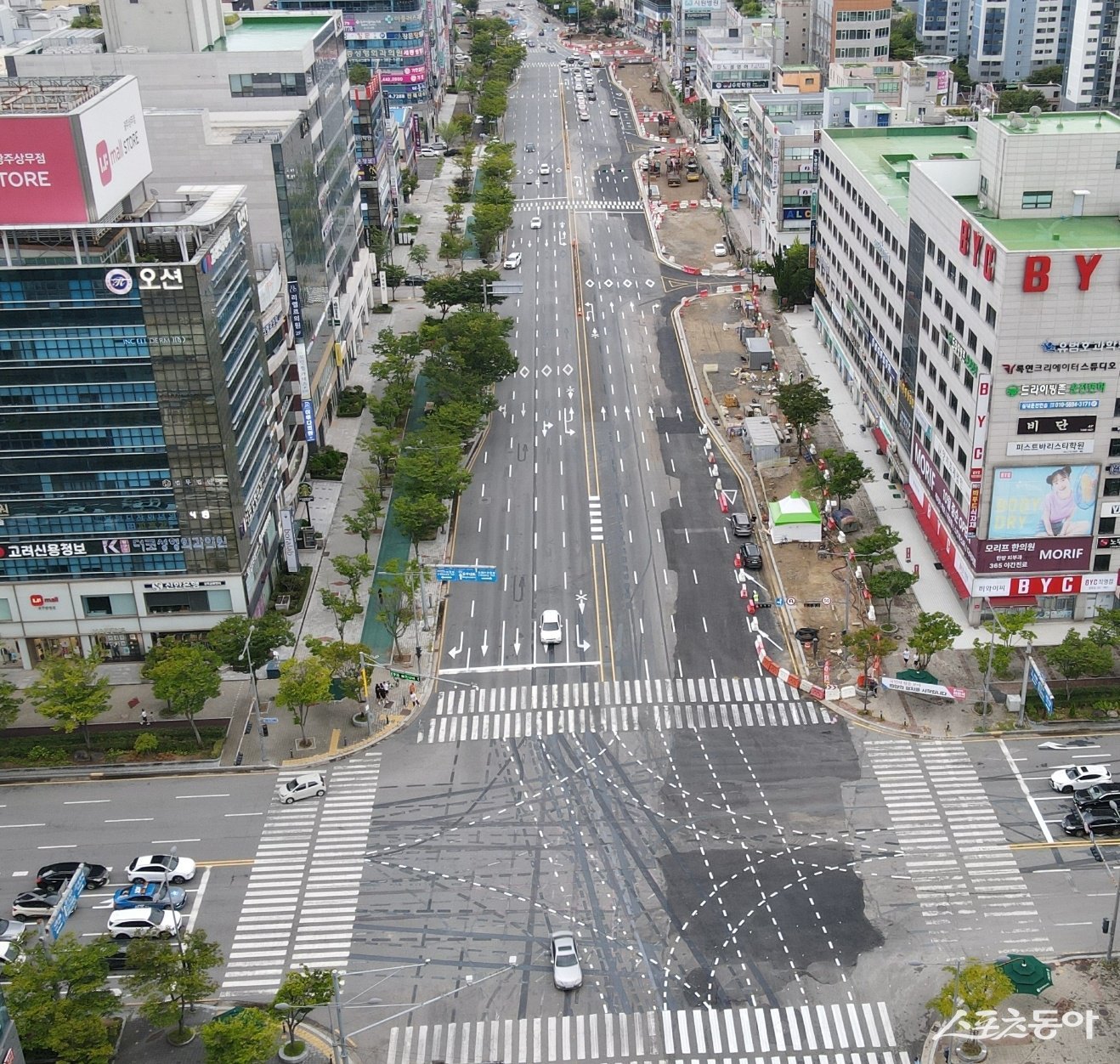 BYC빌딩 사거리. 사진제공=광주광역시