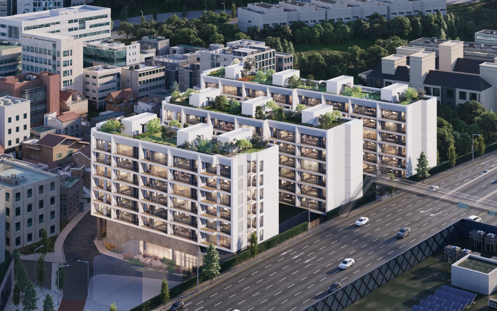 소요한남 레지던스 조감도