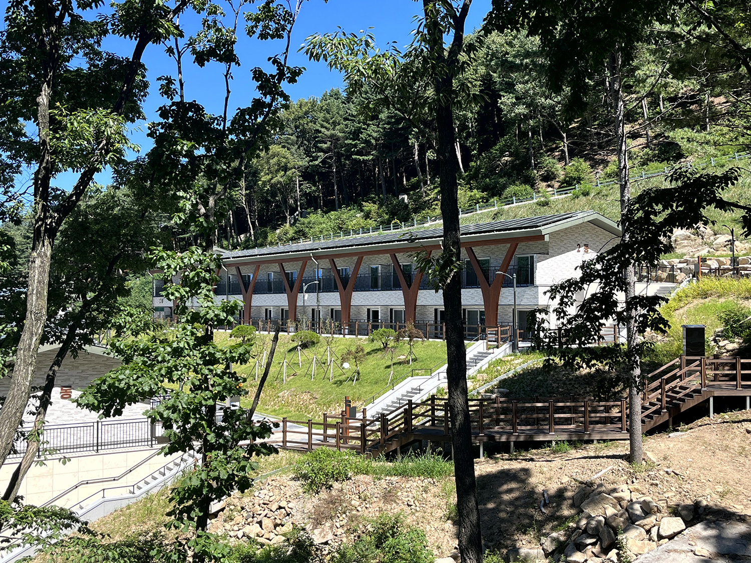 웰니스 산림치유원 전경