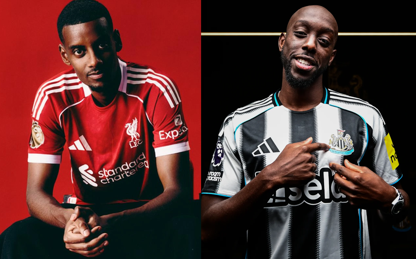 이삭(왼쪽)과 위사는 2025~2026시즌 EPL 여름이적시장 기간 원하는 팀에 가고자 태업을 불사했다. 이를 놓고 ‘BBC’의 축구방송 패널들은 이들을 향한 비판의 목소리를 높였다. 사진출처│리버풀·뉴캐슬 홈페이지