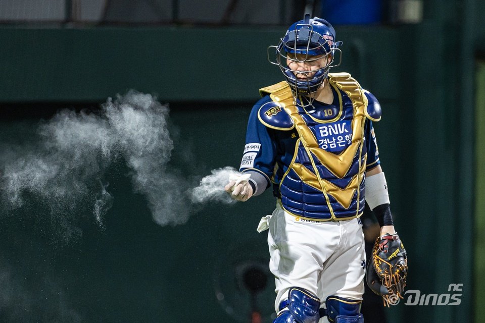 NC 포수 박세혁은 공수에서 부침을 겪으며 1군 출전 기회를 얻지 못했다. 지난달 팀에 복귀해 활력을 불어넣고 있다. 사진제공|NC 다이노스