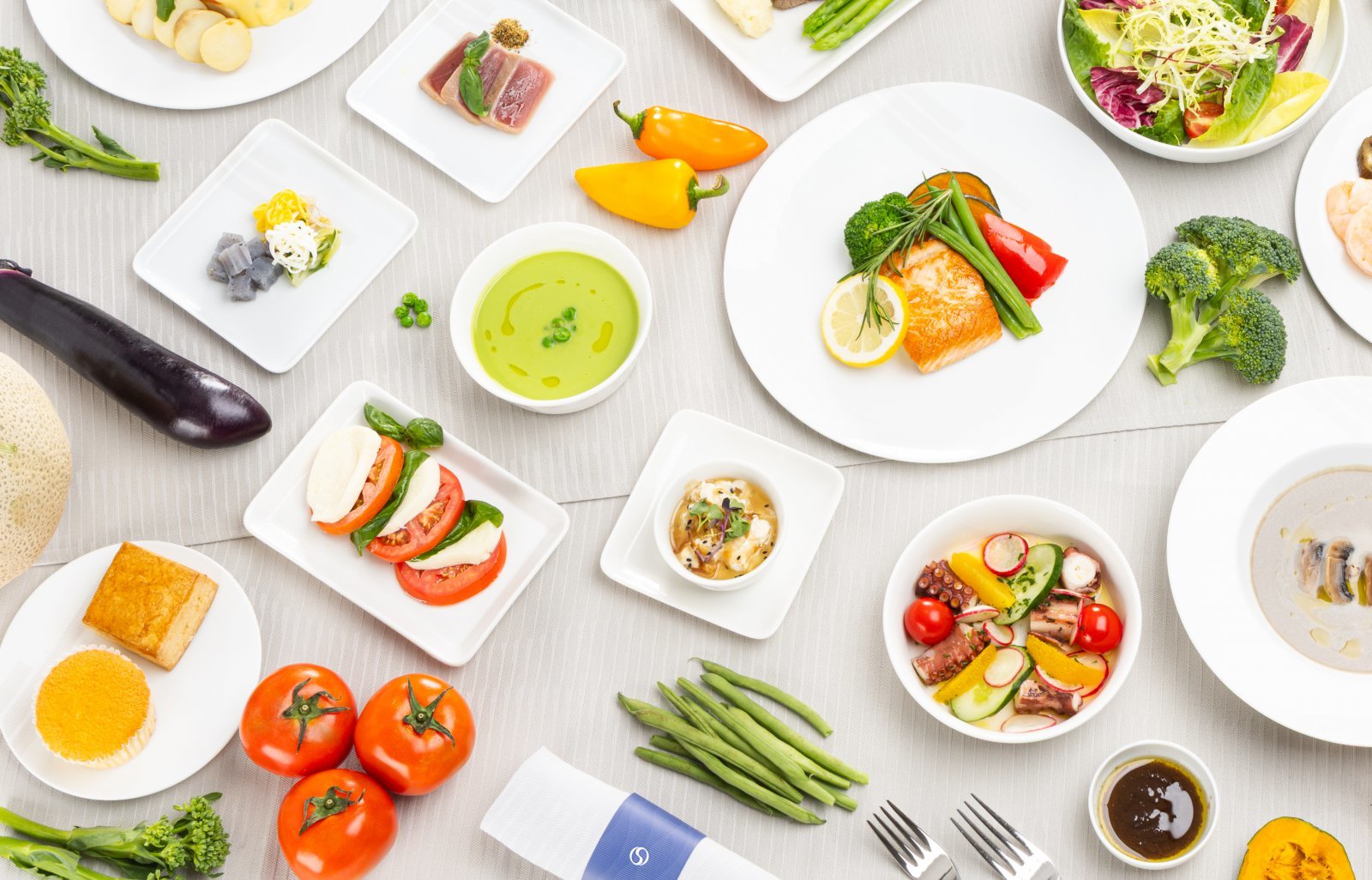 대한항공은 건강상 이유로 맞춤 식단이 필요한 승객을 위해 식사 조절식 7종을 새롭게 선보였다. 사진제공|대한항공“