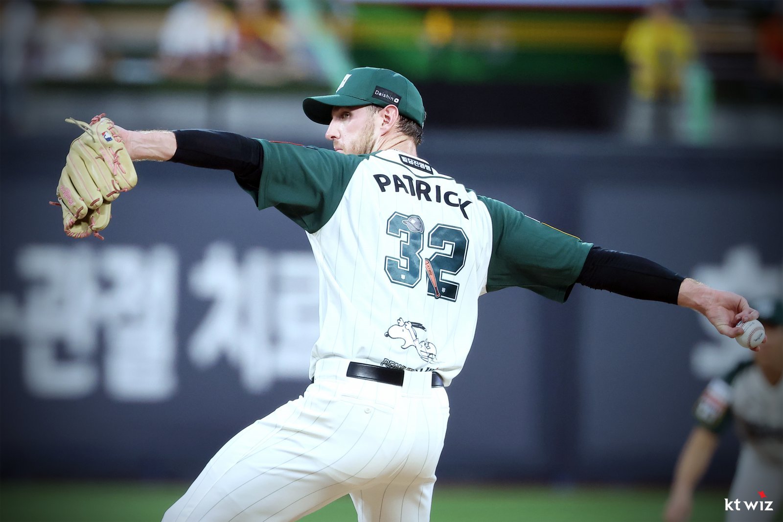 KT 외국인투수 패트릭 머피가 지난달 29일 수원KT위즈파크에서 열린 KIA와 홈경기에 선발등판해 역투하고 있다. 사진제공|KT 위즈
