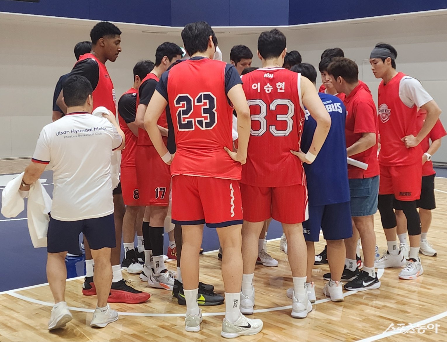 현대모비스 일본 전지훈련 사진. 양동근 신임 감독의 디테일이 팀에 스며들고 있다. 나가사키(일본)｜박정현 기자