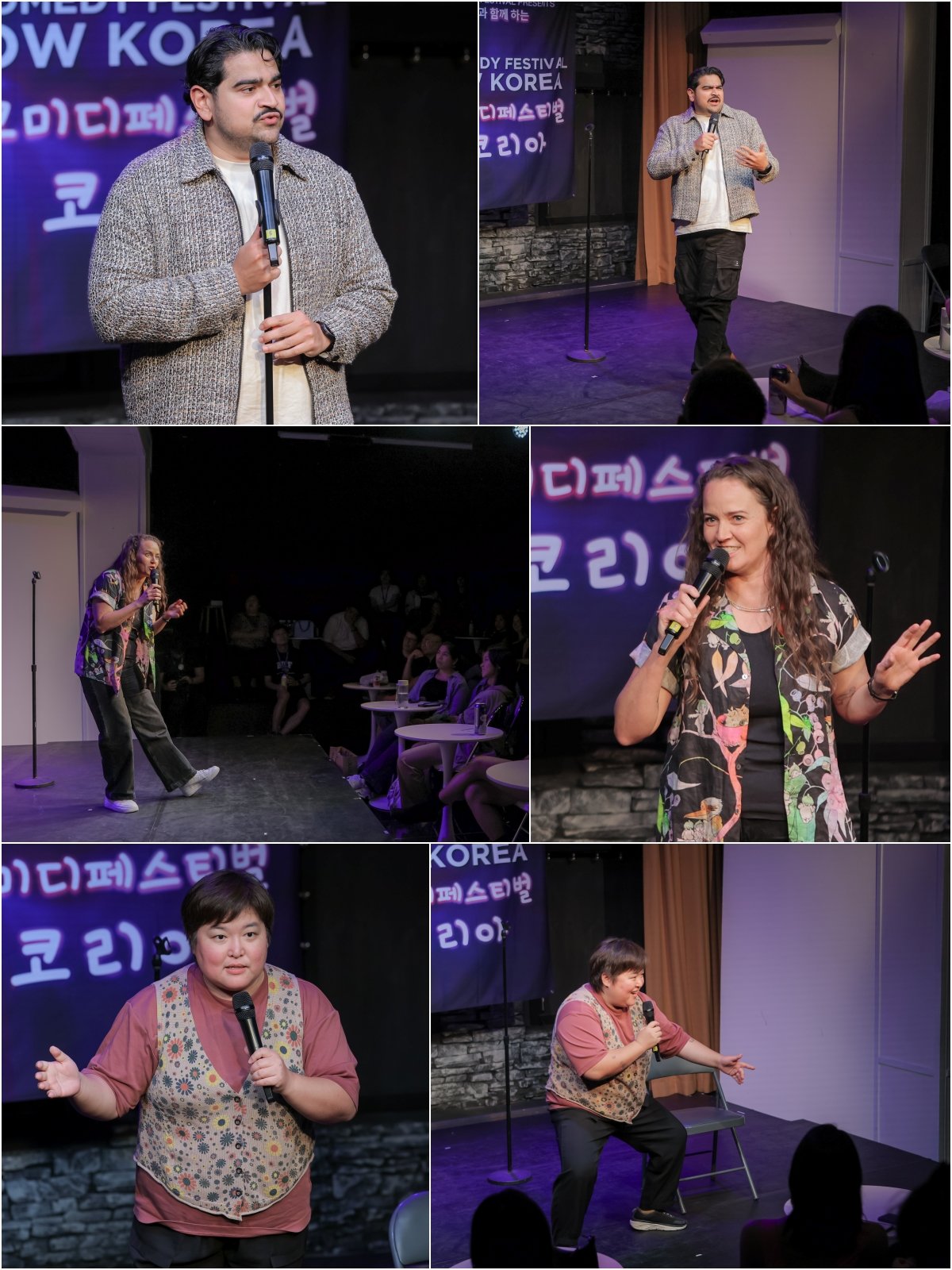 ‘제13회 부산국제코미디페스티벌’이 호주 멜버른국제코미디페스티벌(MICF) 최고 코미디언들의 ‘MICF 로드쇼 in 부산’ 공연을 통해 관객들에게 고품격 스탠드업 코미디를 선사하며 웃음과 즐거움을 전했다. 국내 코미디언들과의 협업으로 다채로운 무대가 완성되며 축제 분위기를 한층 끌어올렸다. 사진제공|(사)부산국제코미디페스티벌 조직위원회