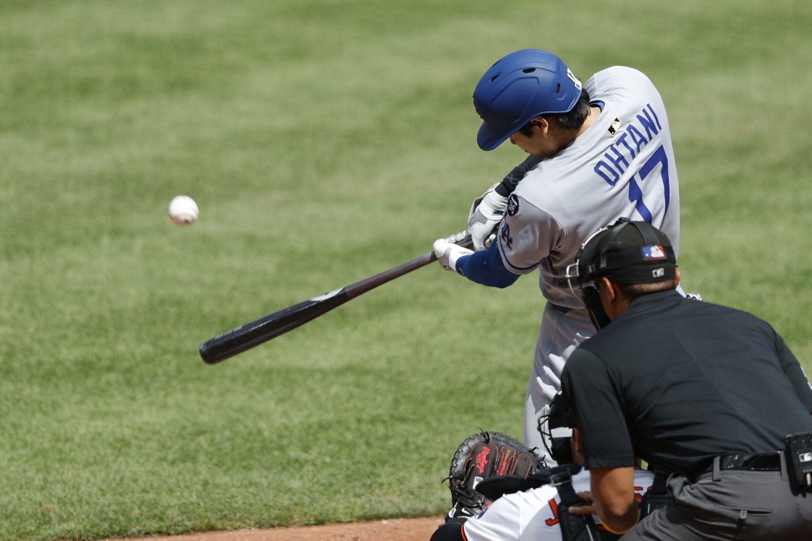 다저스 오타니는 8일(한국시간) 볼티모어전에서 1번 지명타자로 선발출전했다. NPB 드래프트 동기였던 스가노에게 멀티포를 터트리며 5연패 탈출에 힘을 보탰다. 볼티모어(미 메릴랜드주)|AP뉴시스