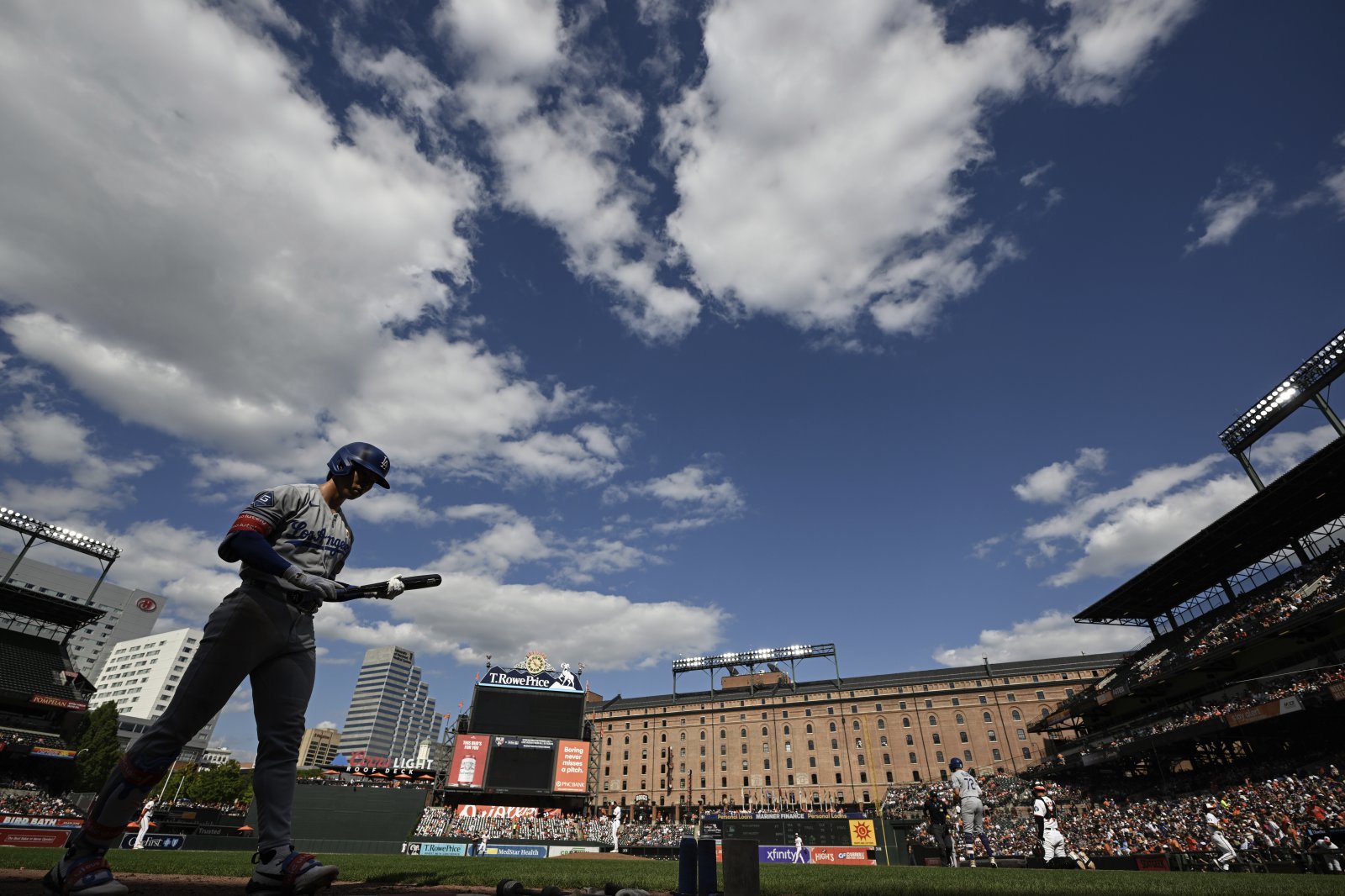 다저스 김혜성은 8일(한국시간) 볼티모어전에서 7번타자 2루수로 선발출전했다. 이달 3일 왼쪽 어깨 낭염 부상을 회복한 이후 첫 안타를 기록했다. 볼티모어(미 메릴랜드주)|AP뉴시스