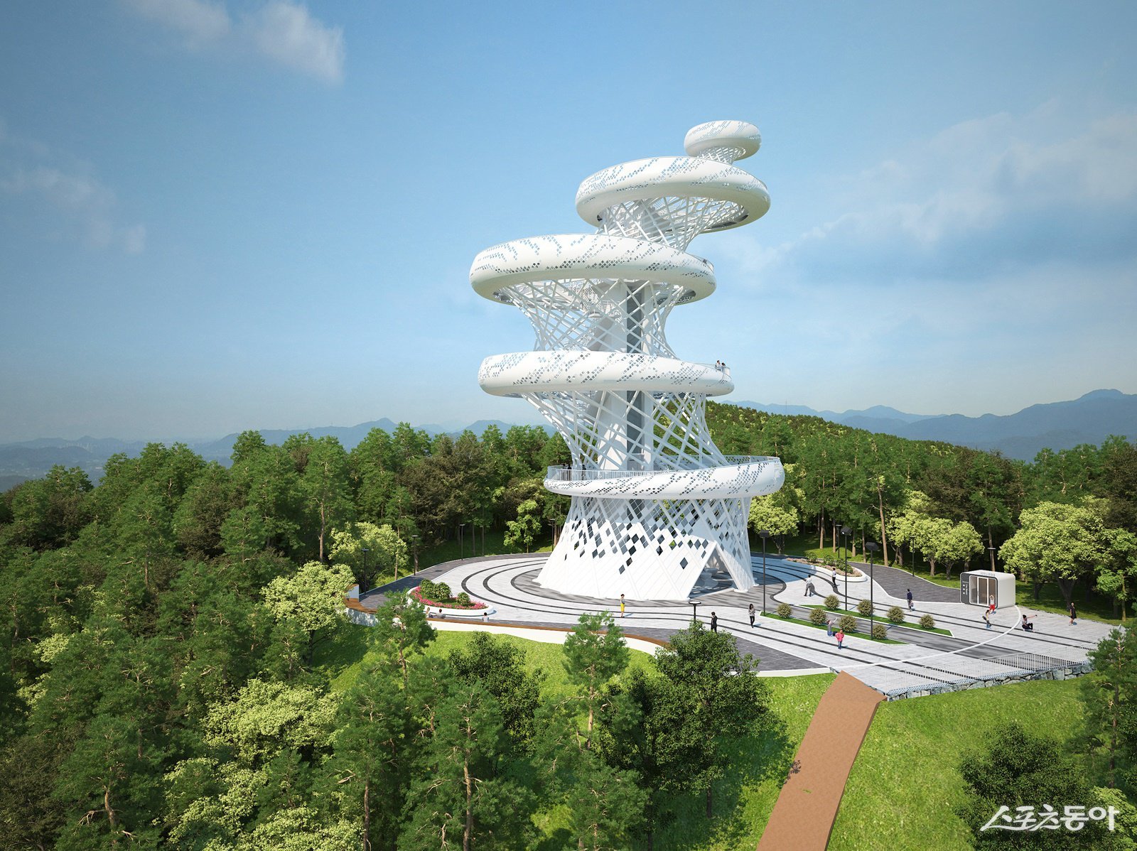 영산강 한반도지형 파노라마 전망대 조감도. 사진제공=나주시