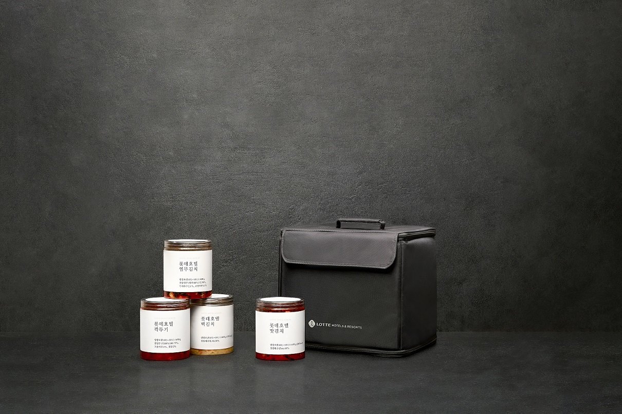 롯데호텔 소포장 김치 4종