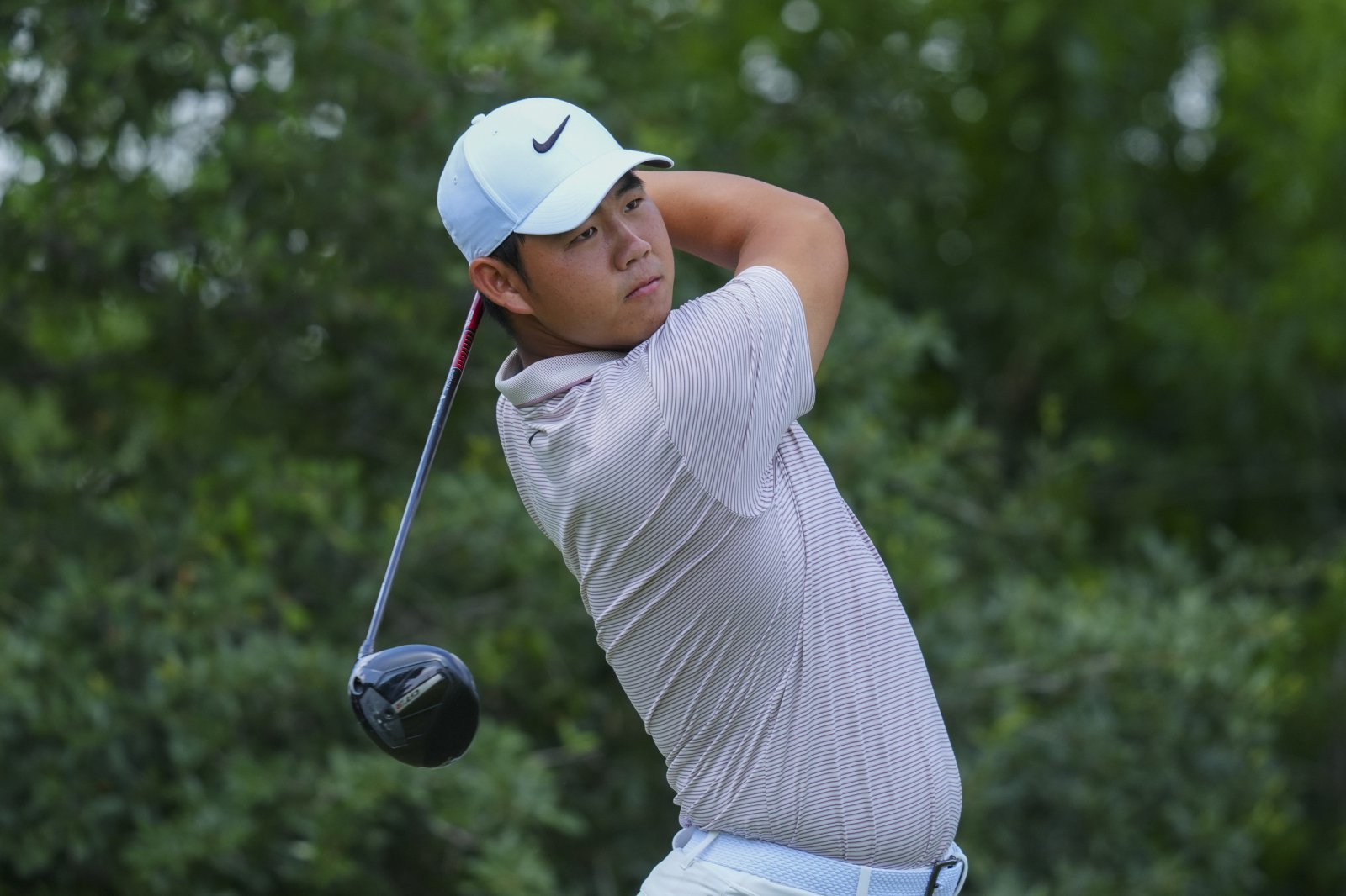 12일(한국시간) 개막하는 가을시리즈 프로코어 챔피언십에서 분위기 반전에 나서는 김주형. 내년 시드의 안정적 확보를 위해서는 분발이 필요하다. AP뉴시스