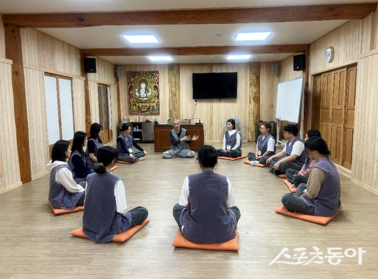 천년사찰 세계명상관광 템플스테이 운영 사진. 사진제공=영광군