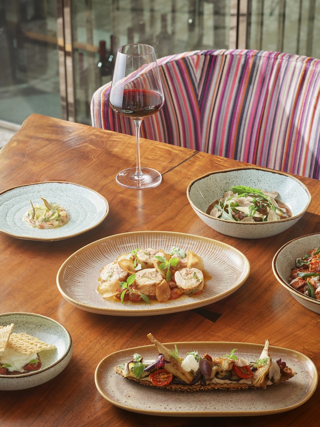 제철 식재료로 가을의 풍미를 담은 정통 이탈리안 디너 코스