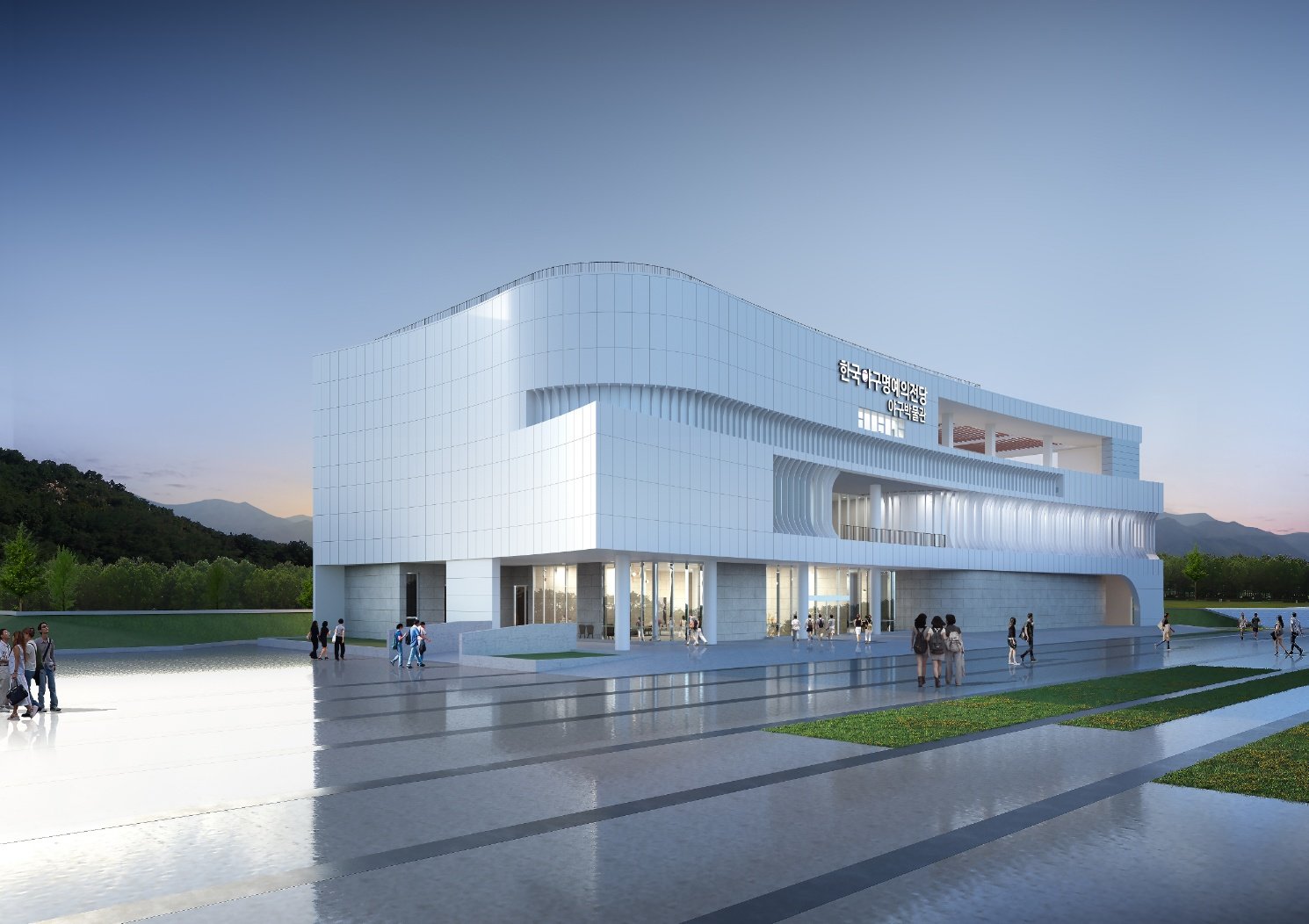 야구박물관 착공식이 16일 부산 기장군에서 열린다. 2027년 상반기 개장 예정인 야구박물관 조감도. 사진제공|KBO