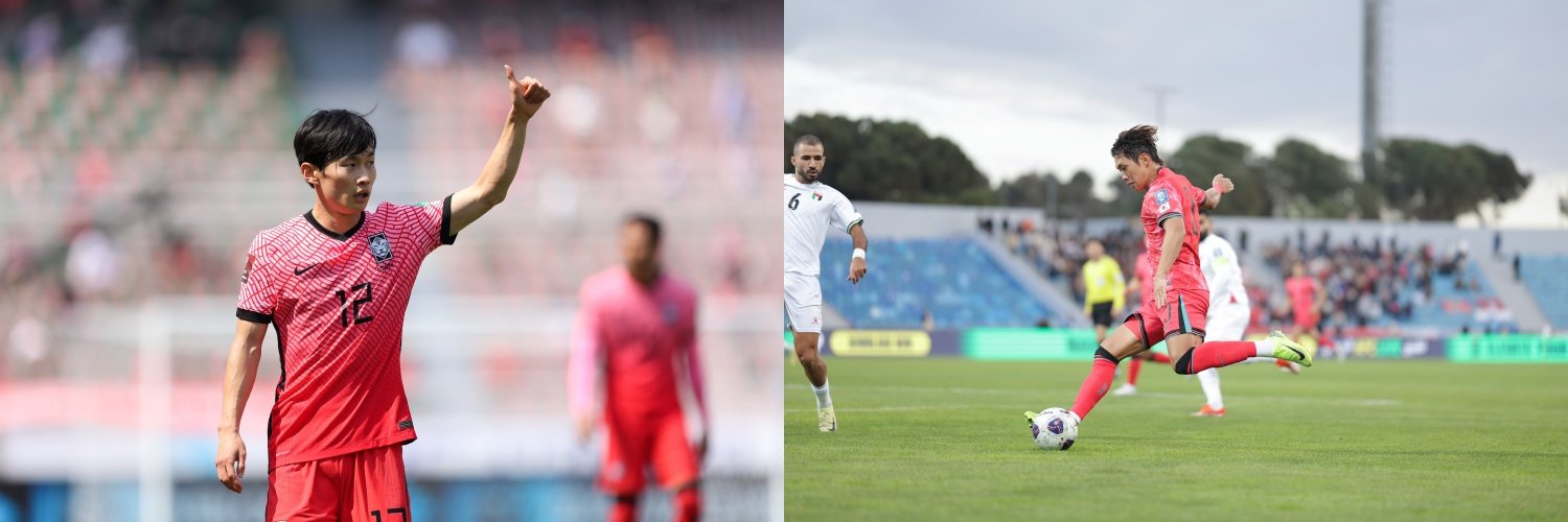 축구국가대표팀에 윙백은 취약 포지션이었지만 최근 시험대에 오른 선수들이 잇달아 좋은 활약을 펼치고 있다. 주전경쟁이 뜨거운 가운데 오른쪽의 김문환, 왼쪽의 이명재(왼쪽부터)가 최근 설영우, 이태석의 자리를 위협하고 있다. 사진제공│대한축구협회