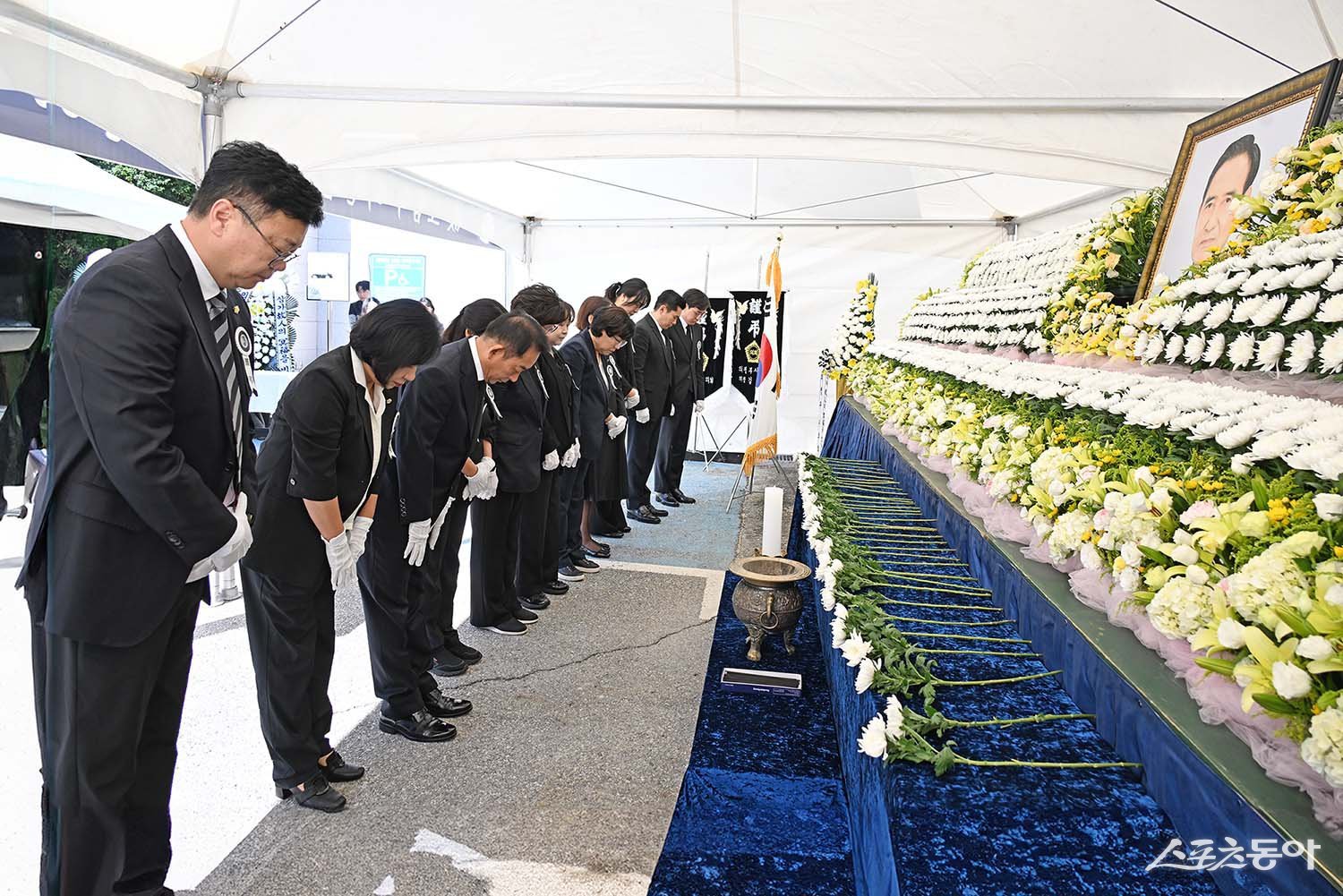 11일 의정부시의회에서 故 오범구 의정부시의원 영결식이 열리고 있다. 사진제공ㅣ의정부시의회 