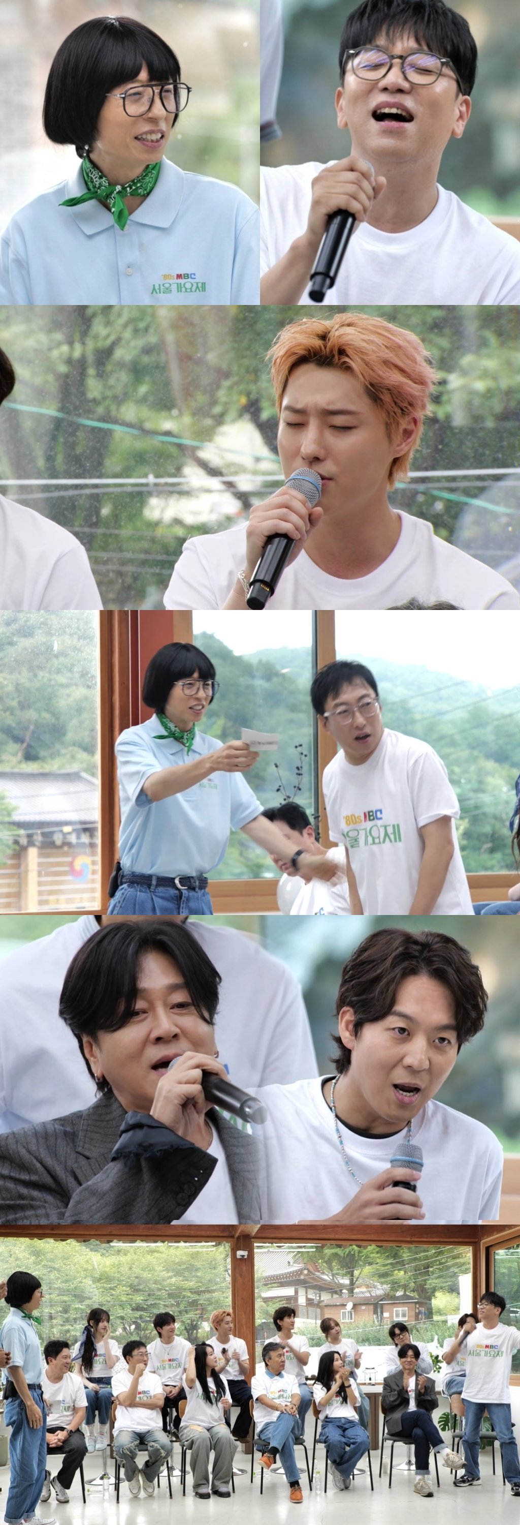 MBC ‘놀면 뭐하니?’는 13일 방송에서 ‘80s 서울가요제’ 전야제를 공개한다. 본선곡을 두고 고민에 빠진 이적, 하동균, 우즈의 무대와 즉석 듀엣 결성, 예상 밖의 선곡들이 펼쳐지며 현장을 술렁이게 했다. 사진제공|MBC ‘놀면 뭐하니?’