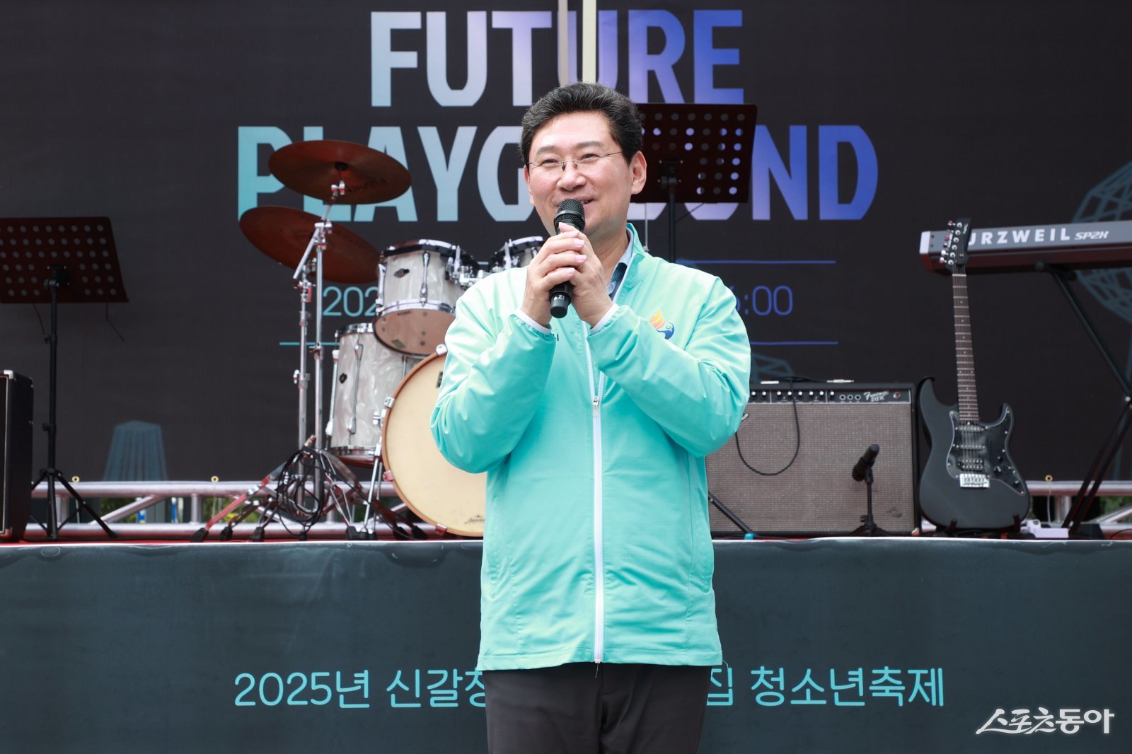 이상일 용인특례시장은 지난 13일 신갈청소년축제에 참석했다. 사진제공｜용인시