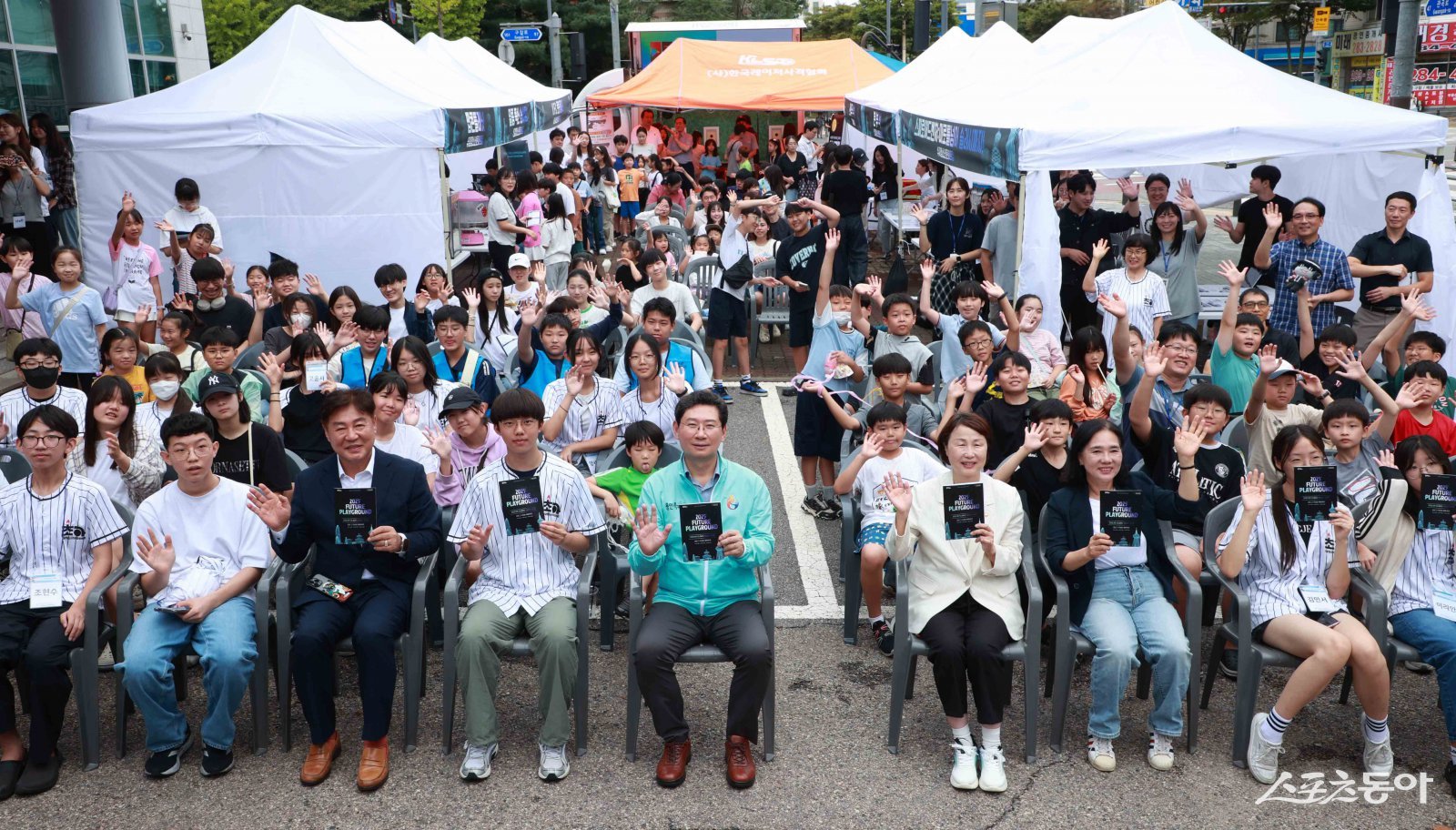 이상일 용인특례시장은 지난 13일 신갈청소년축제에 참석했다. 사진제공｜용인시