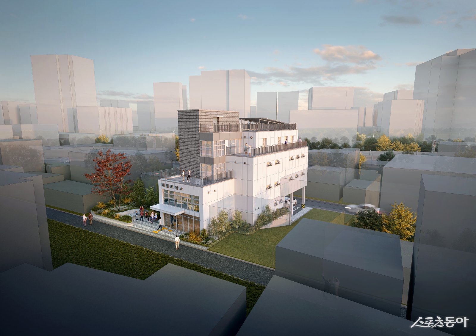 인천도시공사(iH)는 오는 15일부터 제물포 Station-J 도시재생사업의 핵심 거점시설인 ‘제물포담소’ 건설을 본격 착공한다고 밝혔다(조감도). 사진제공｜인천도시공사