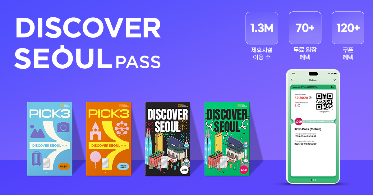 디스커버서울패스 선택형 및 시간형 패스 이미지