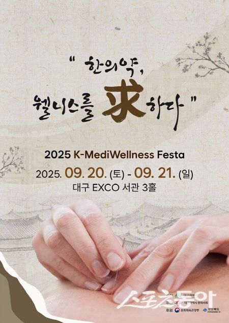 대구광역시 ‘2025 K-MediWellness Festa’ 개최 홍보 포스터. 사진제공 ㅣ 대구시