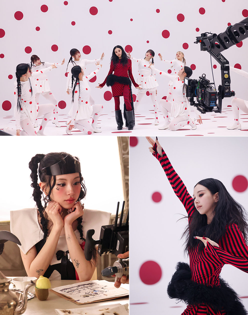 트와이스 채영이 첫 솔로 앨범 ‘LIL FANTASY vol.1’으로 글로벌 차트 상위권에 오르며 성공적인 솔로 데뷔를 알렸다. JYP엔터테인먼트는 타이틀곡 ‘SHOOT (Firecracker)’ 뮤직비디오 비하인드 컷을 공개하며 팬들의 성원에 화답했다. 사진제공|JYP엔터테인먼트